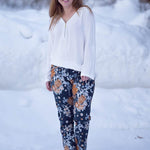 Schnittmuster Gianna - Stretchhose mit Reißverschlusstaschen Gr. 34-54 - Sewando