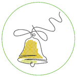 Stickdatei - Untersetzer Single Line Advent (24 Dateien) - Sewando