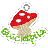 Stickdatei Anhänger "Glückspilz"