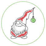 Stickdatei - Untersetzer Single Line Advent (24 Dateien) - Sewando