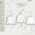 KALIX.hoodie | Damen | 32-48 | Schnitt : - Sewando