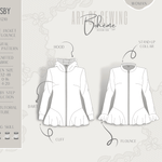 VISBY.sweatjacke | Damen | 32-48 | Schnitt : - Sewando