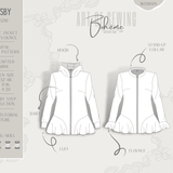 VISBY.sweatjacke | Damen | 32-48 | Schnitt : - Sewando