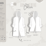 LØKKEN.jäckchen | Damen | 32-52 | Schnitt : - Sewando