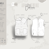 VENDLA.wendeweste | Damen | 32-52 | Schnitt : - Sewando