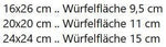Stickdatei - ITH Würfelteller in versch. Größen - Sewando