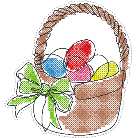 9 ITH Motive Ostern (Single Line) Stickdateien - Sewando