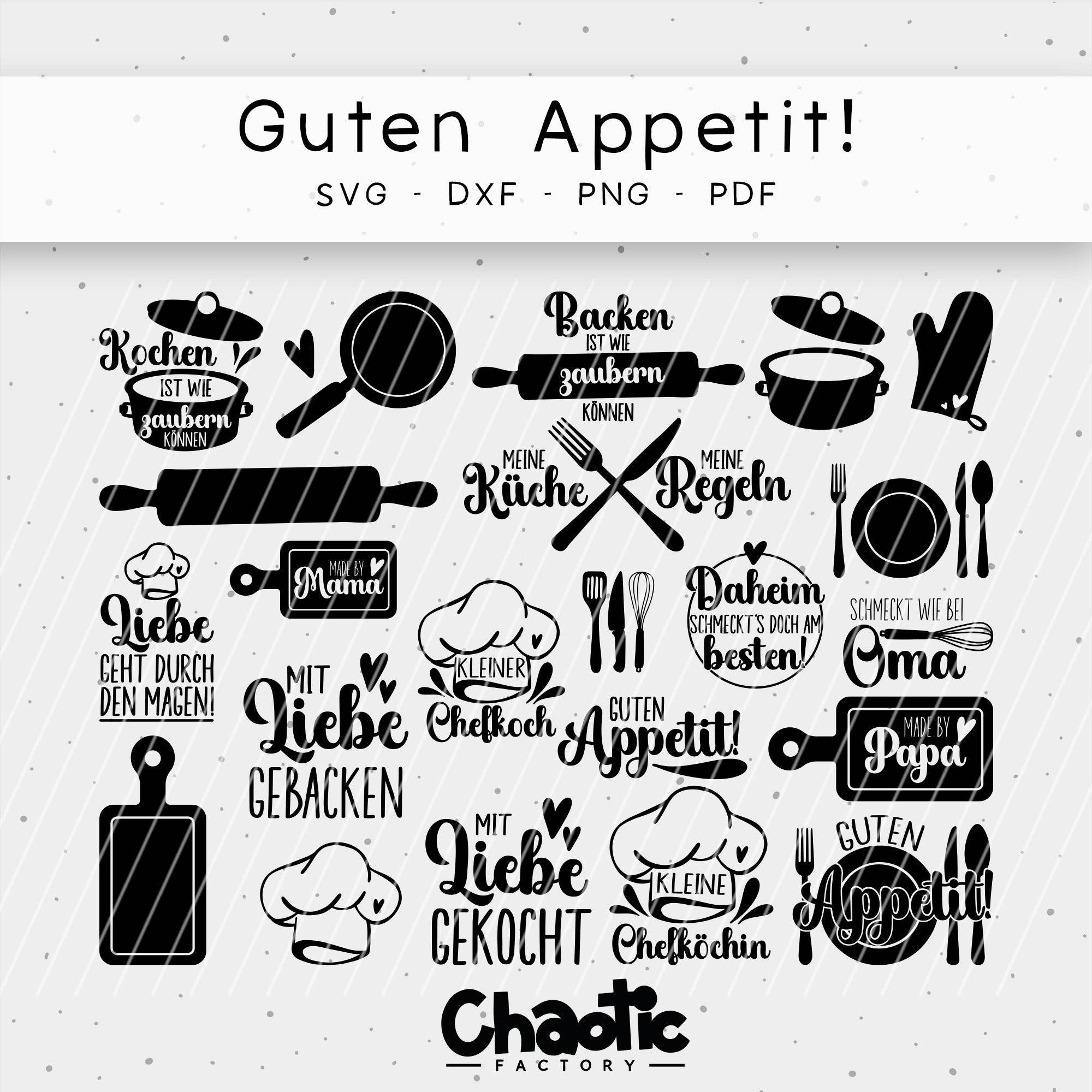 Plotterdatei Guten Appetit! - Sewando