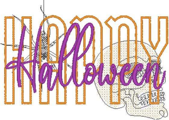 Stickdatei - HAPPY Halloween - Sewando