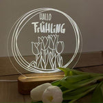 Hallo Frühling | SVG, DXF & PNG Plotterdatei, Laserdatei - Sewando