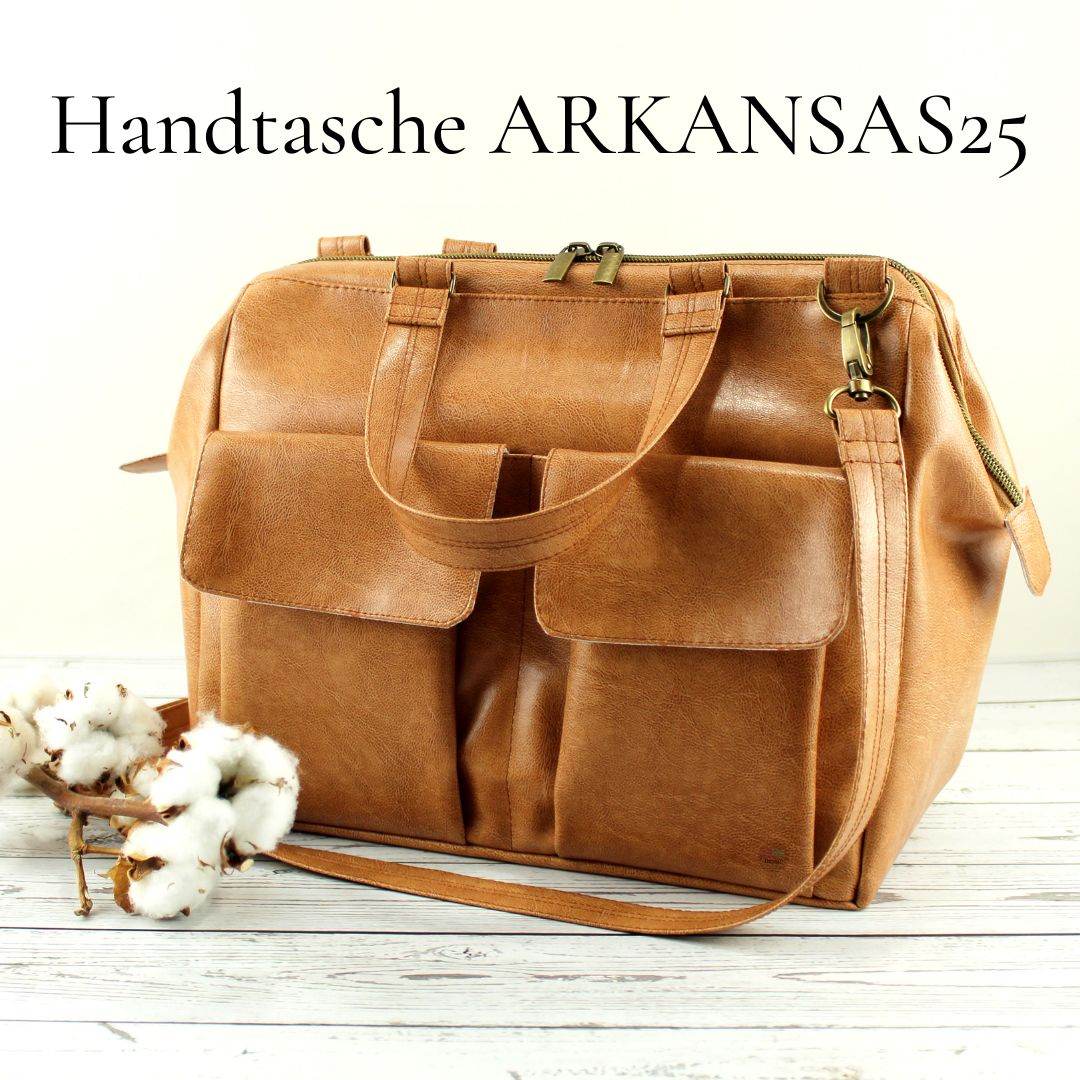eBook Handtasche ARKANSAS25 Nähanleitung Schnittmuster - Sewando