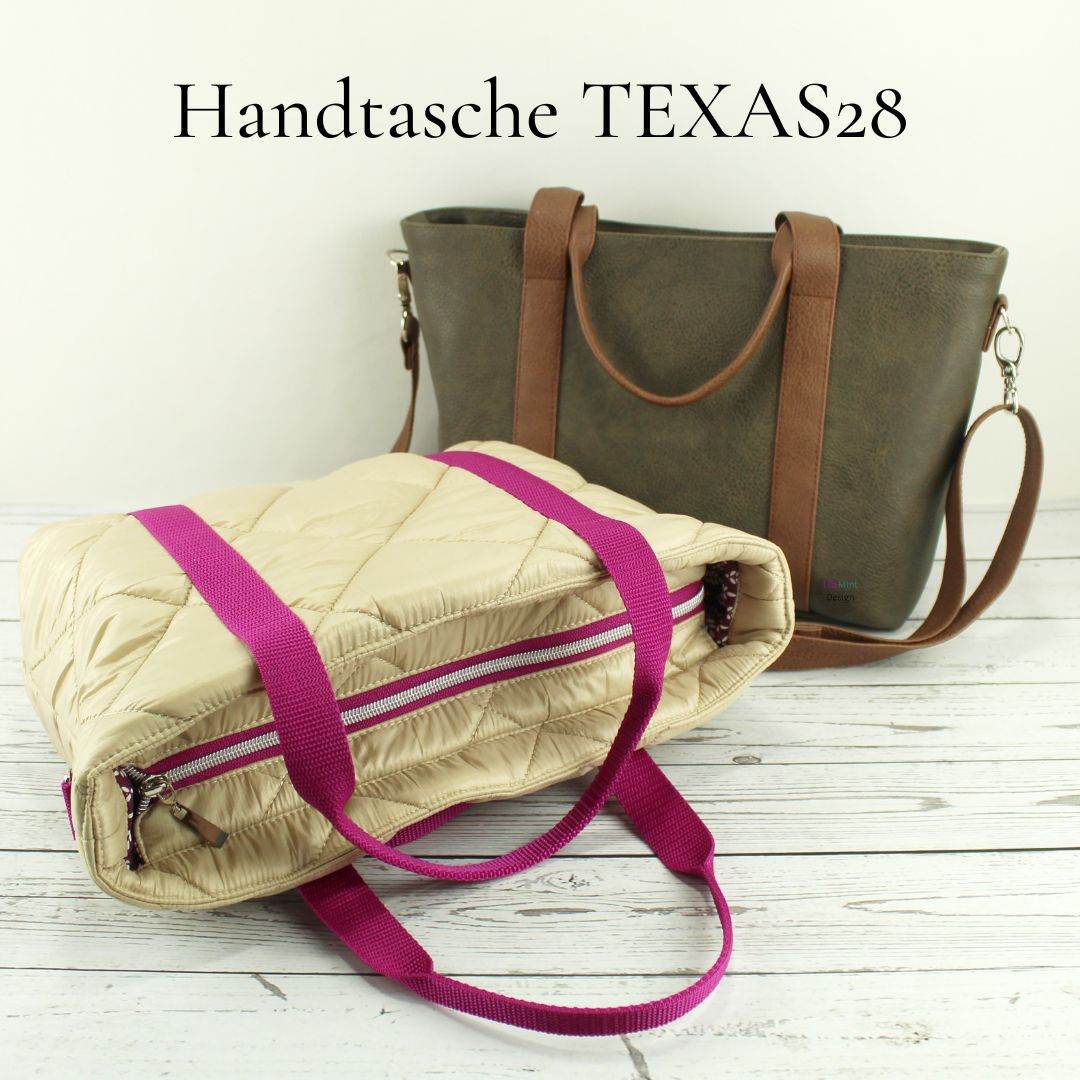 eBook Handtasche TEXAS28 Nähanleitung Schnittmuster - Sewando