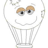 Stickdatei "Heißluftballon" in 3 Größen & 2 Versionen