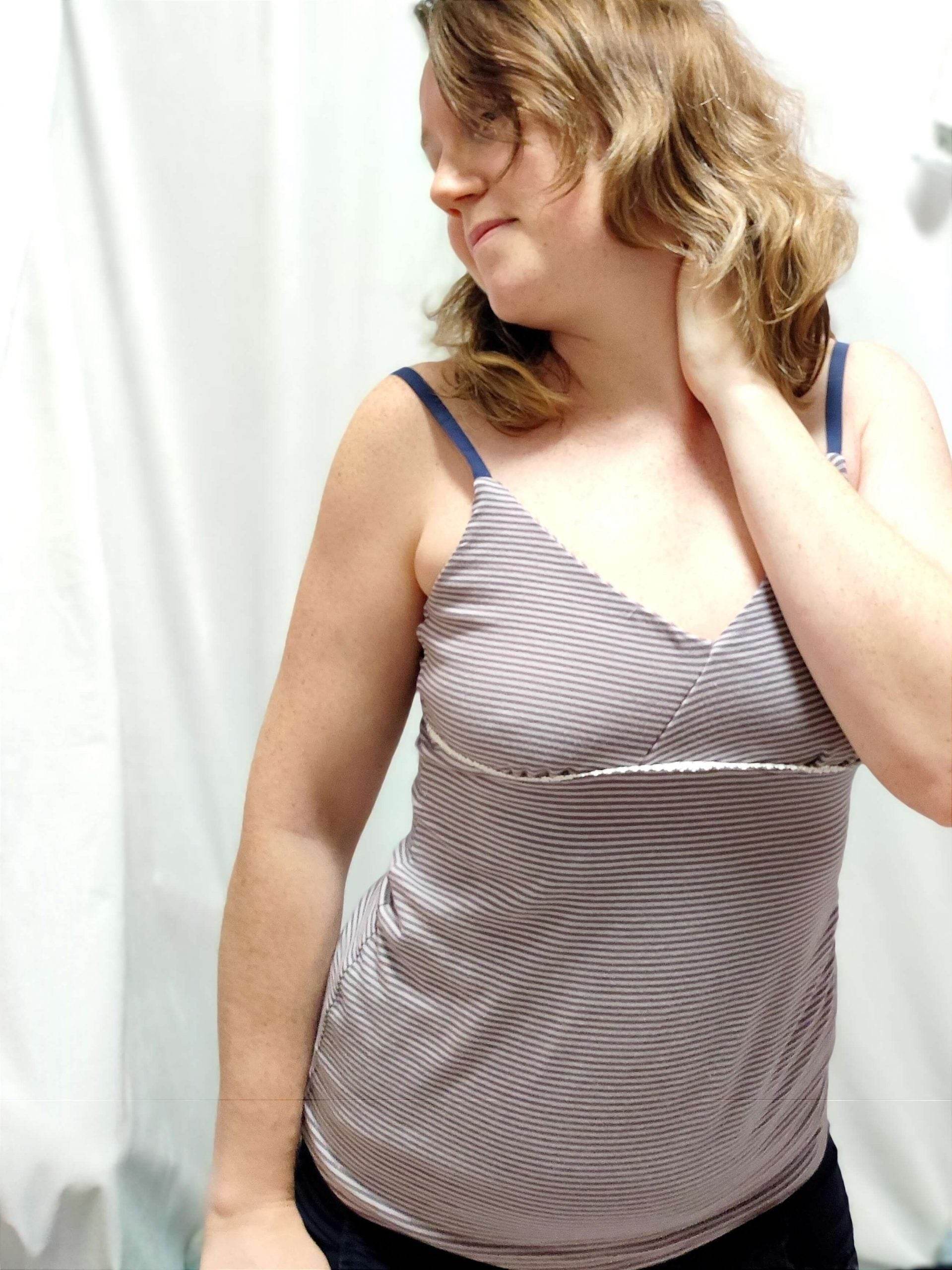 #Camysole | Camisole Top | Trägerhemdchen, Unterhemd Gr. 32-58 Cup AA bis E/F - Sewando