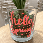 Hello Spring | SVG, DXF & PNG Plotterdatei, Laserdatei - Sewando