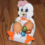 Stickdatei 4 Naschboxen Ostern (Henne, Ente, Schaf und Hase) - Sewando