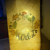 Herbstkranz | SVG, DXF, PNG Plotterdatei, Laserdatei - Sewando