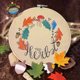Herbstkranz | SVG, DXF, PNG Plotterdatei, Laserdatei - Sewando
