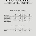 E-Book und Schnittmuster | Hoodie S-XL - Sewando