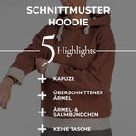 E-Book und Schnittmuster | Hoodie S-XL - Sewando