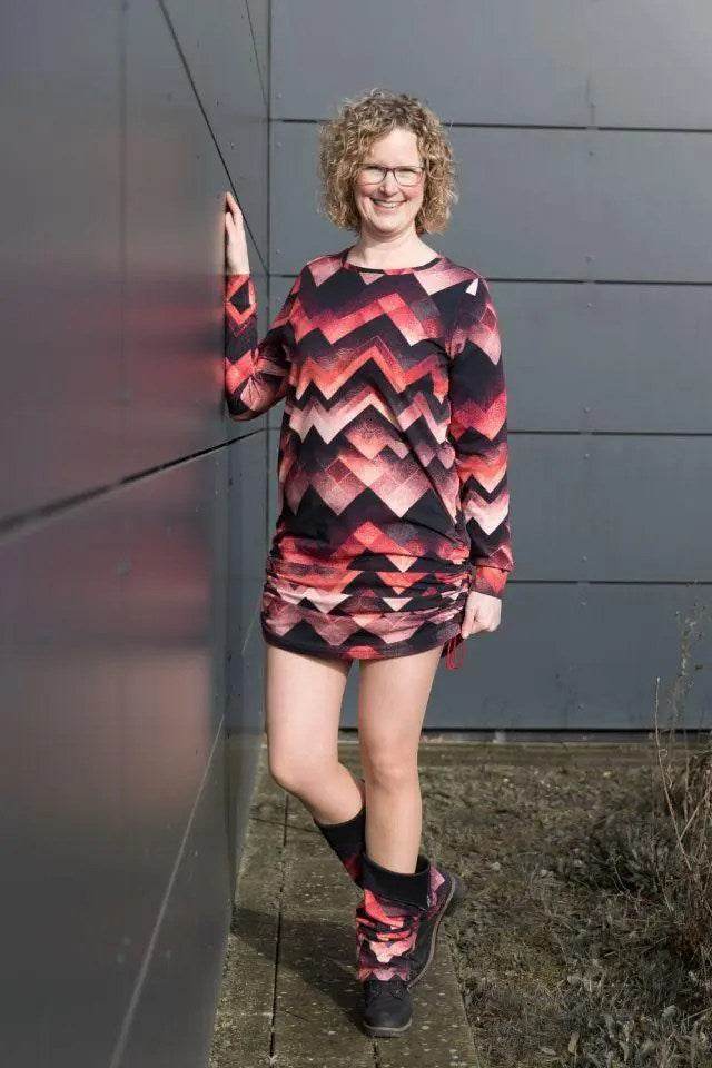 Schnittmuster Hoodiekleid Achat Gr. A - M DE/EN/FR BU 76-134cm - Sewando