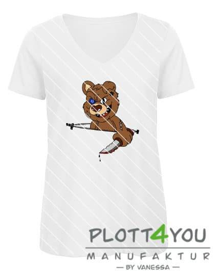 Horrorteddy | SVG, DXF, PNG Plotterdatei, Laserdatei - Sewando