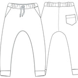 Einfaches Nähmuster – Digitaler Download – Kleinkind Haremshose PDF – Elastischer Bund & Taschen – Anleitung & Druckvorlage – Anfängerfreundliches DIY-Projekt