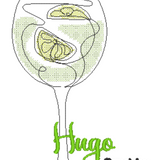 Stickdatei Single Line  "Cocktails"