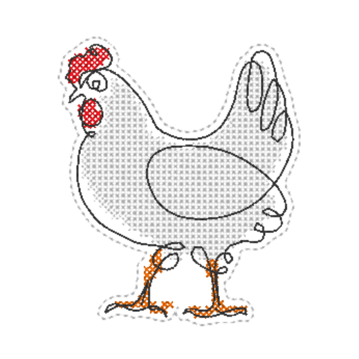 9 ITH Motive Ostern (Single Line) Stickdateien - Sewando