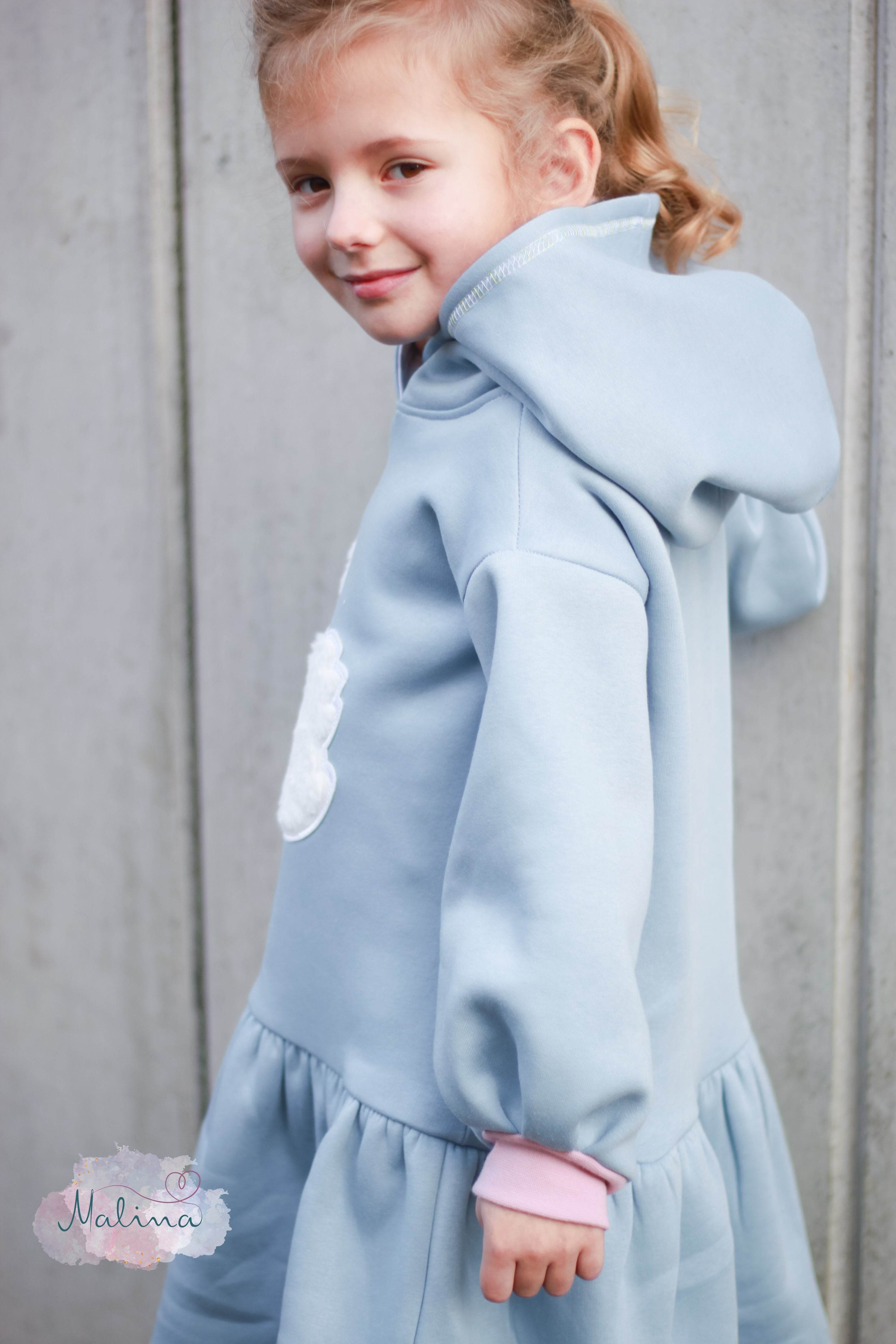 Schnittmuster Sweatkleid Tina Gr. 86-140 - Sewando