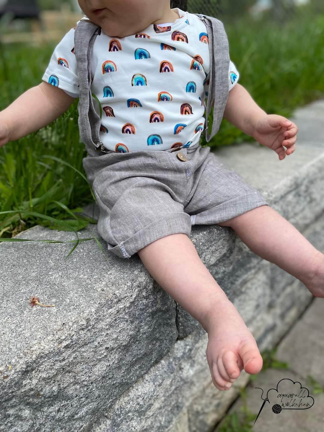 Schnittmuster Emmas Sommershorts Größe 50/56 – 134/140 : - Sewando