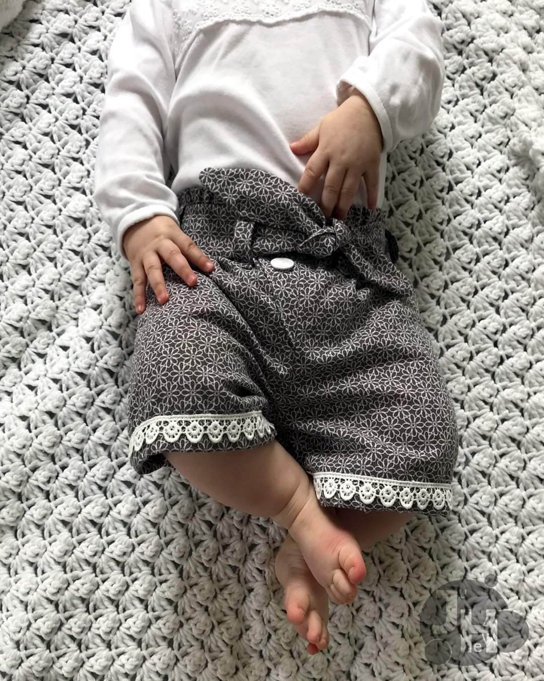 Schnittmuster Emmas Sommershorts Größe 50/56 – 134/140 : - Sewando