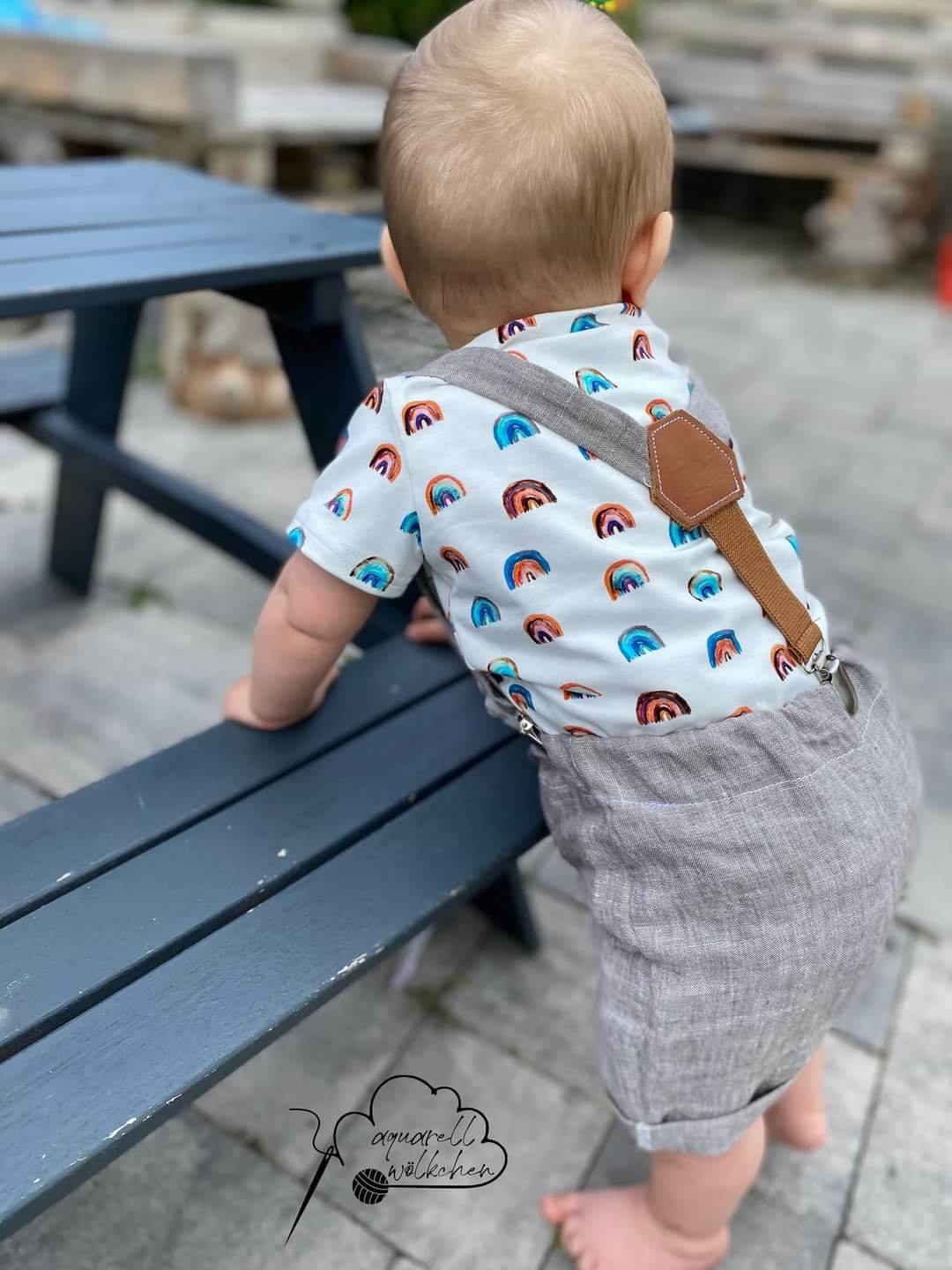 Schnittmuster Emmas Sommershorts Größe 50/56 – 134/140 : - Sewando