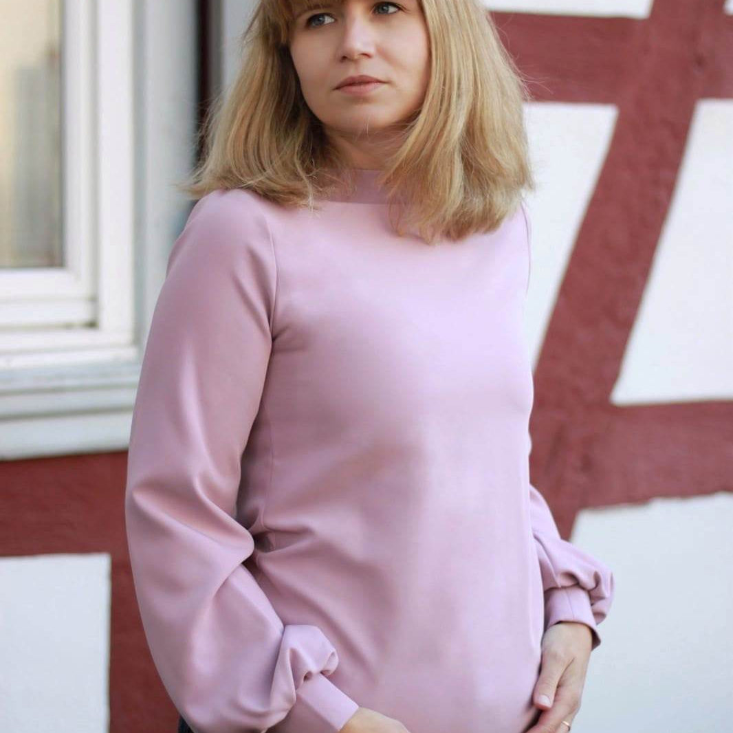 Schnittmuster Bluse/Pullover Helena Gr. 34-50 - Sewando