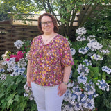 Schnittmuster Bluse POPPY - mit Puffärmeln und Variante Tunika und Kleid | Gr. 32-50 (PDF) - Sewando