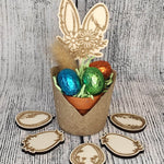 Plotter- und Laserdatei Blumige Ostern Laser - Sewando