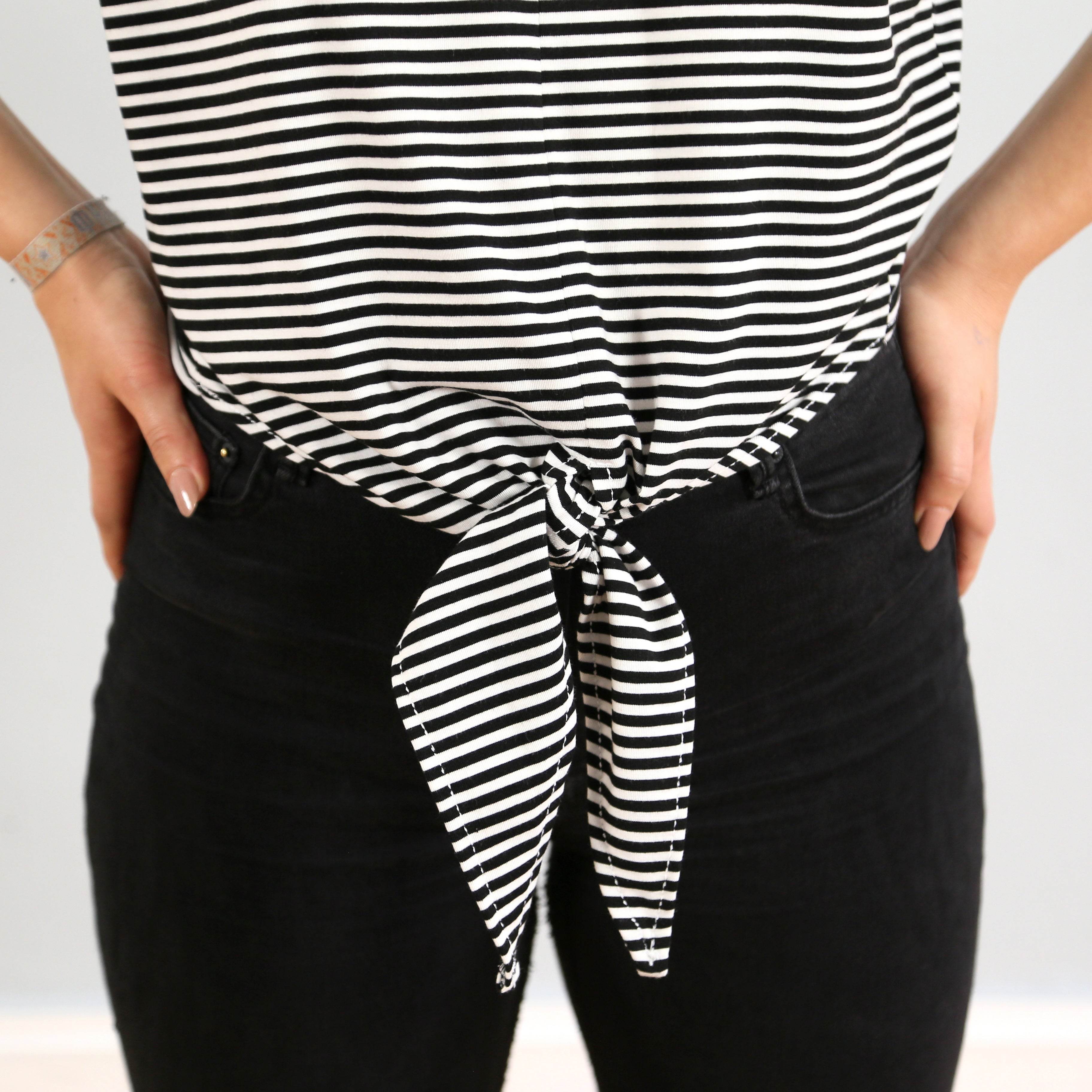 Knotenshirt FRAU BILLE | Schnittmuster Gr. XS-L - Sewando