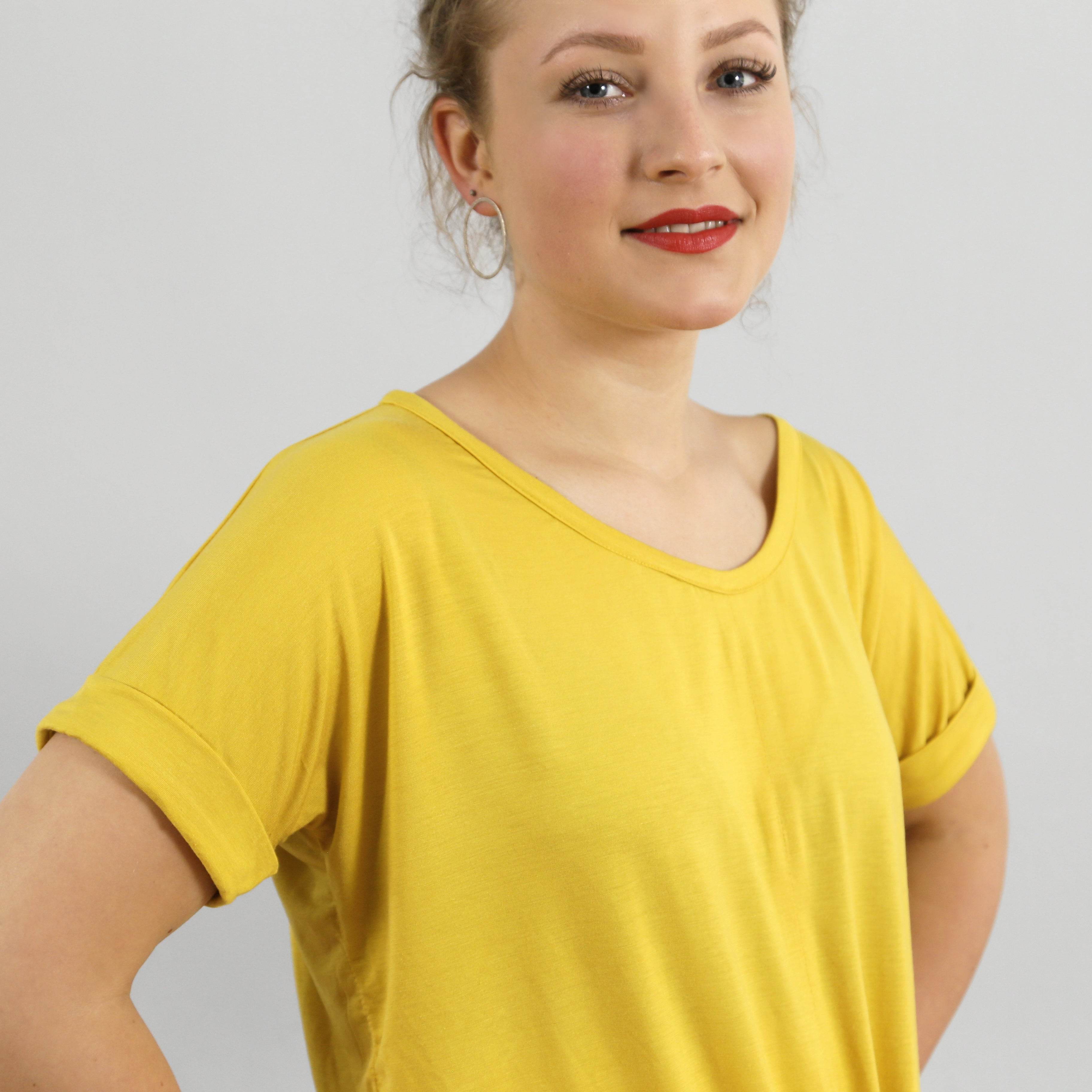 Knotenshirt FRAU BILLE | Schnittmuster Gr. XS-L - Sewando