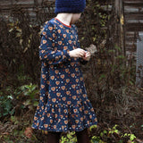 Rüschenkleid Gr. 86-122 in 3 Weiten je Größe auch für schmale und kräftige Kids