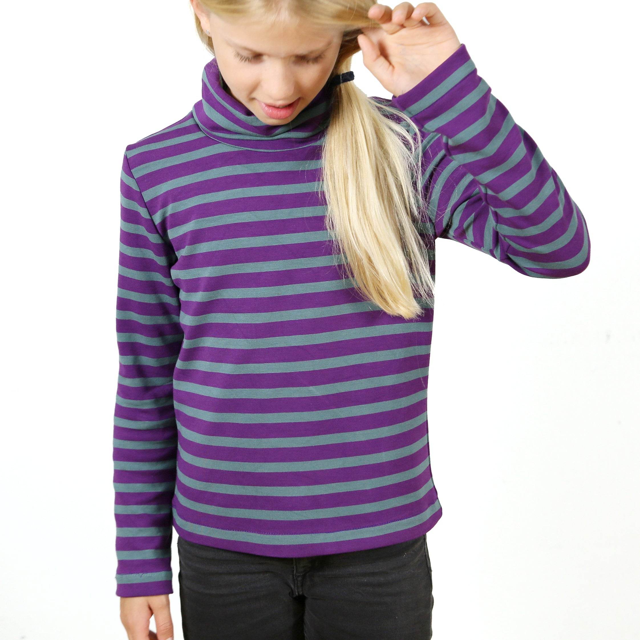 Rollkragenkleid ROMY | Schnittmuster Gr. 98-152 - Sewando
