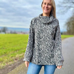 Nähanleitung HAZEL - Kuschel Pullover mit Rollkragen - Gr. 34-44 - Sewando