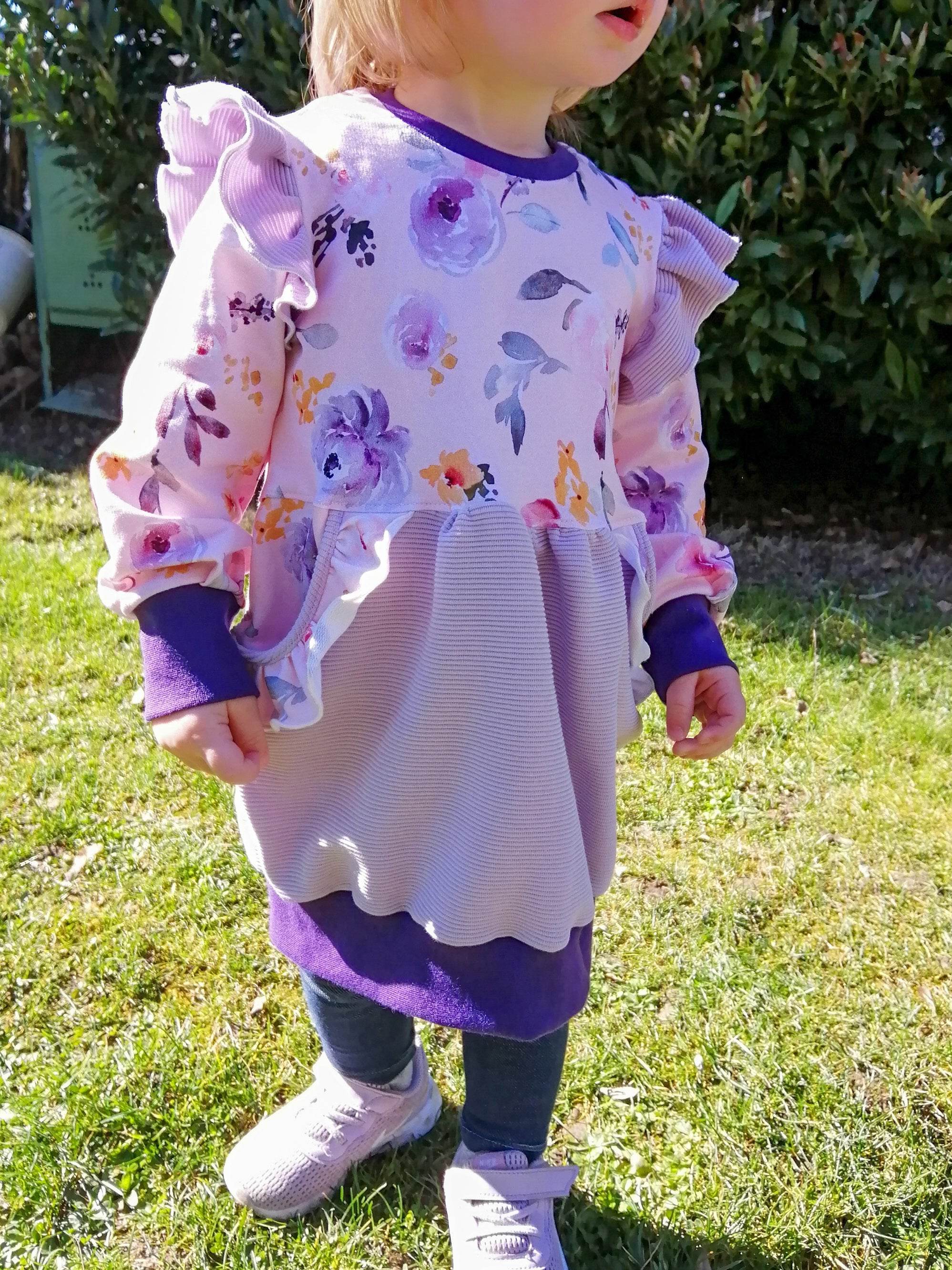 Schnittmuster KleiderElla Sweatkleid Gr. 80-140 - Sewando