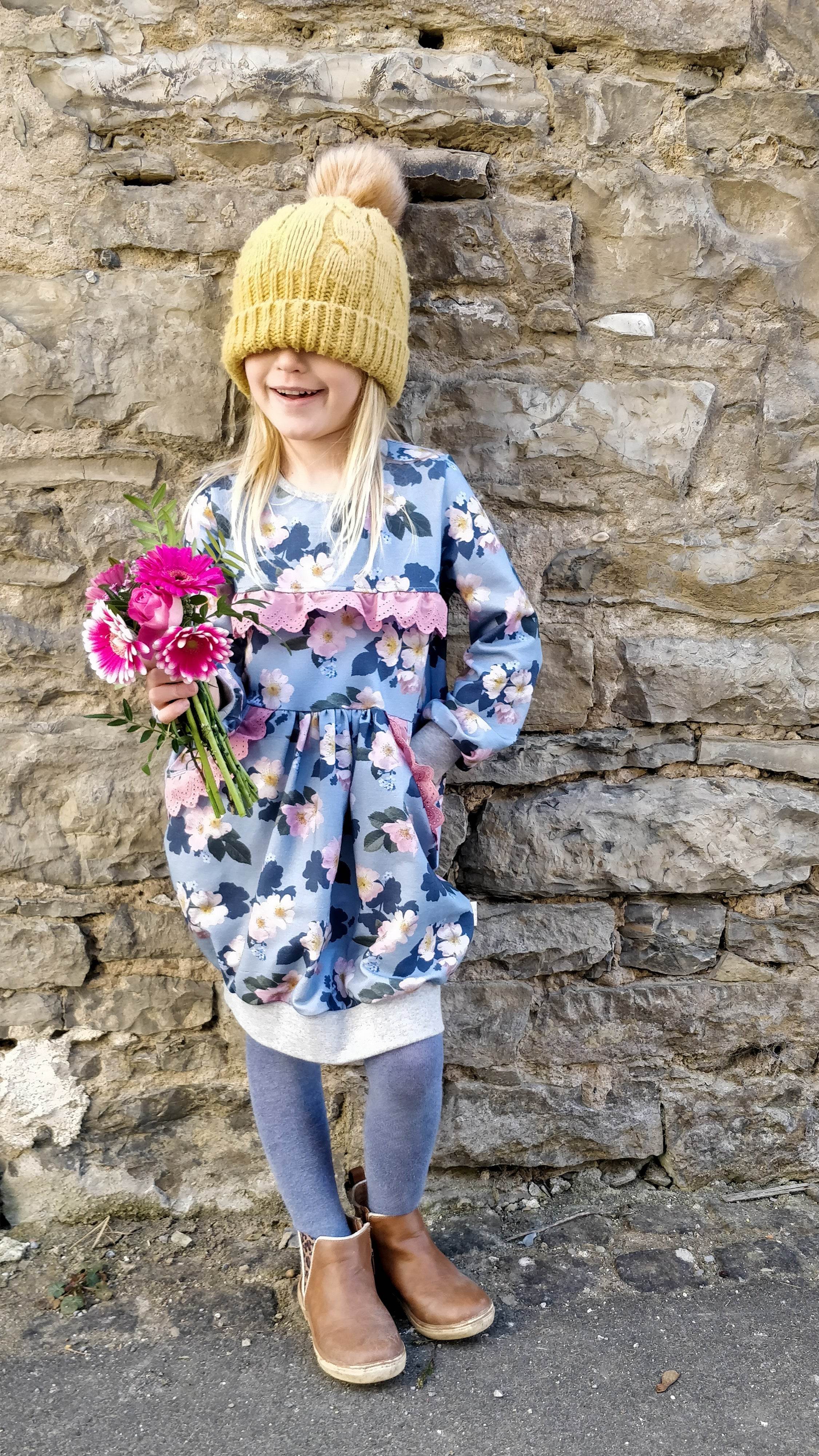 Schnittmuster KleiderElla Sweatkleid Gr. 80-140 - Sewando