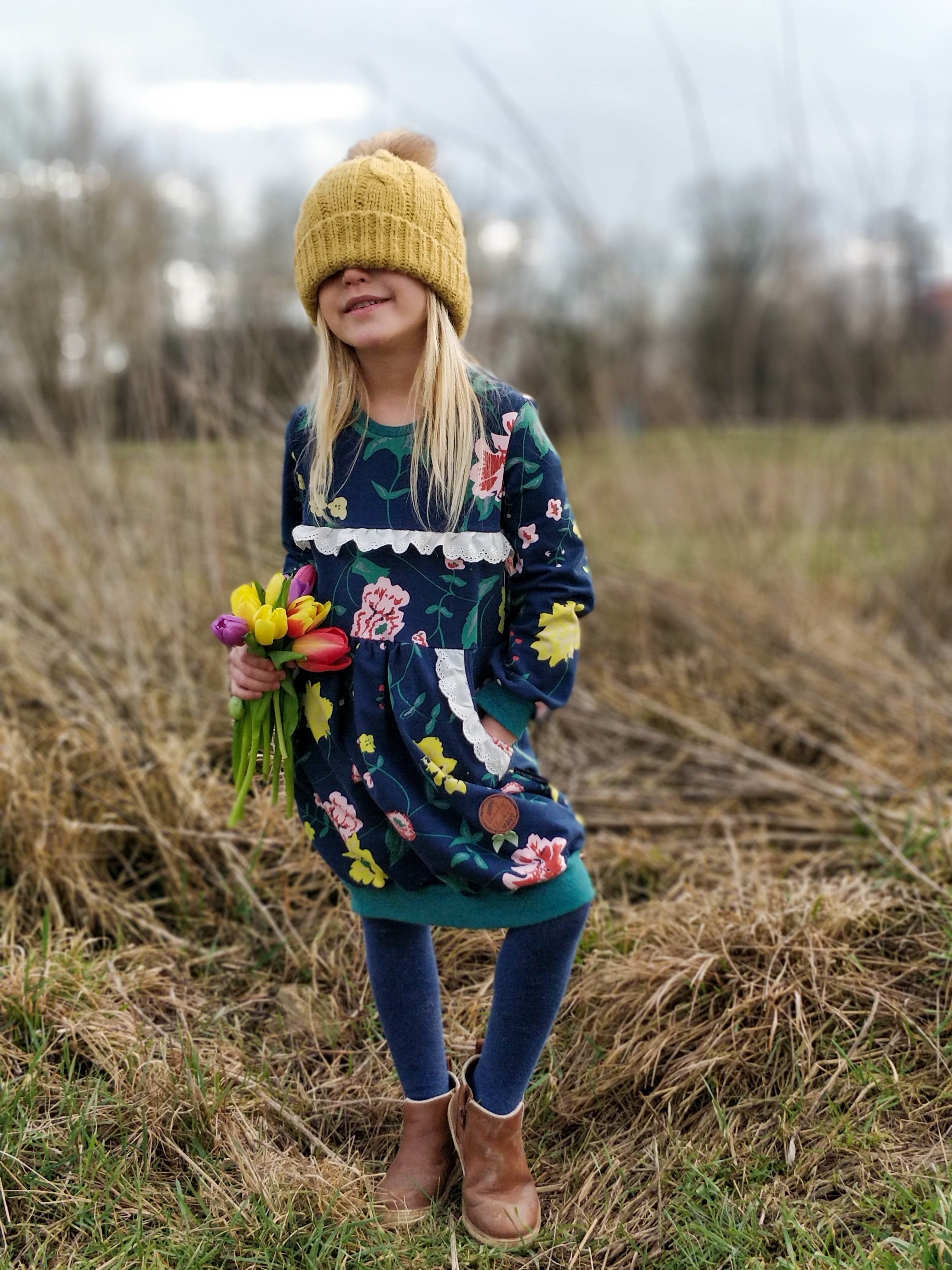 Schnittmuster KleiderElla Sweatkleid Gr. 80-140 - Sewando