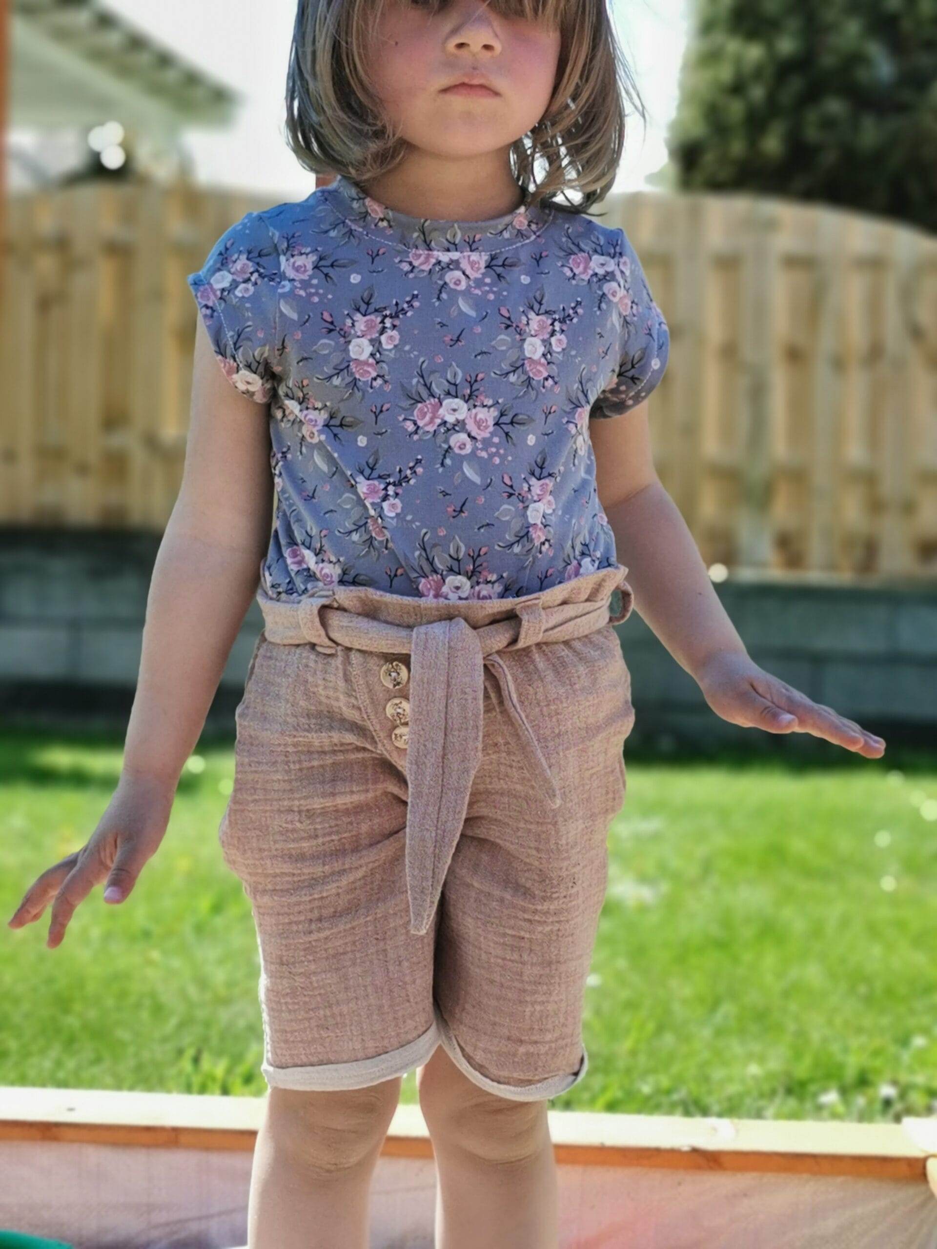 Schnittmuster Emmas Sommershorts Größe 50/56 – 134/140 : - Sewando