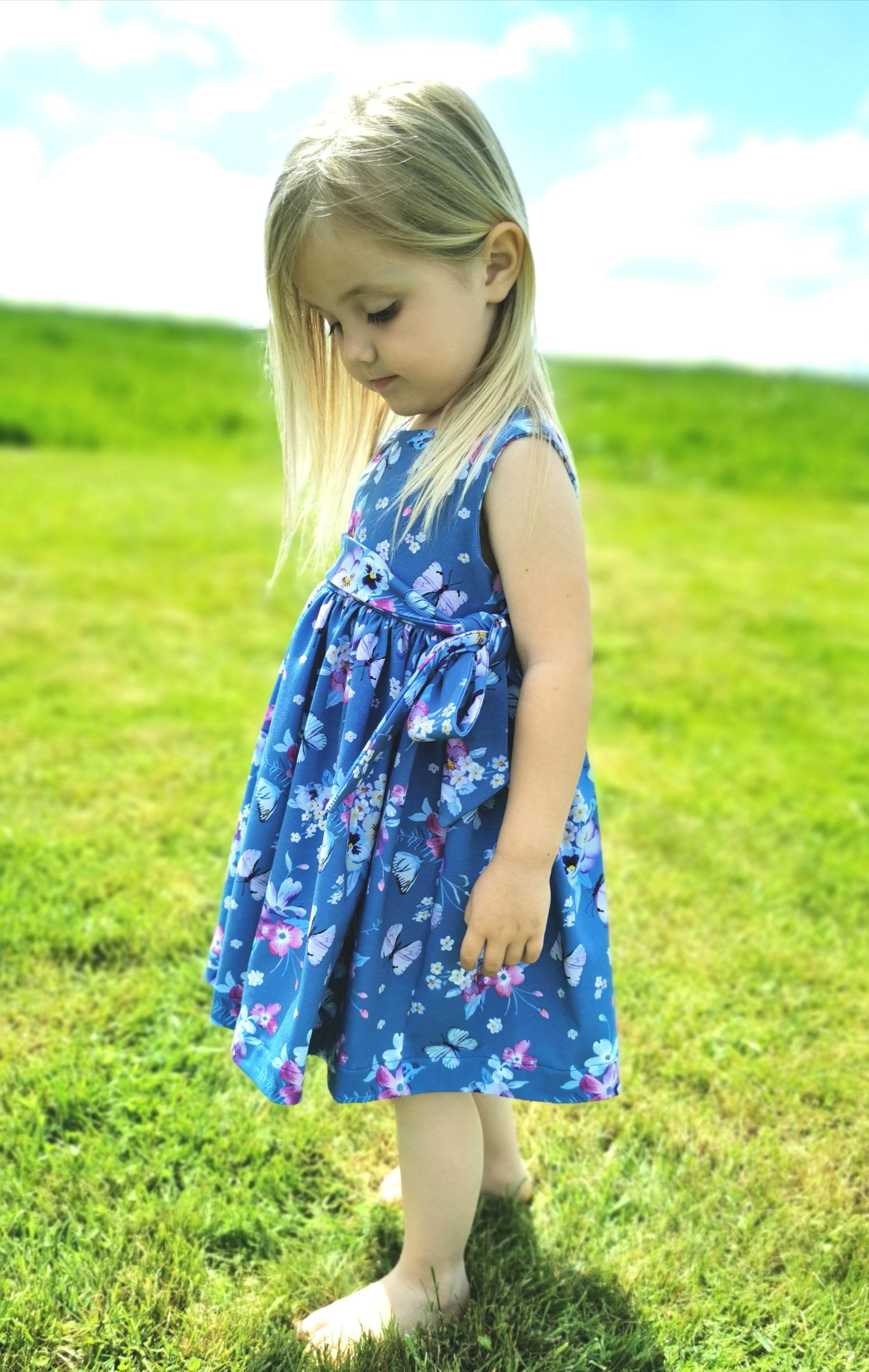 Schnittmuster Kleid Elisa Sommerkleid Stufenkleid Gr. 86-140 - Sewando