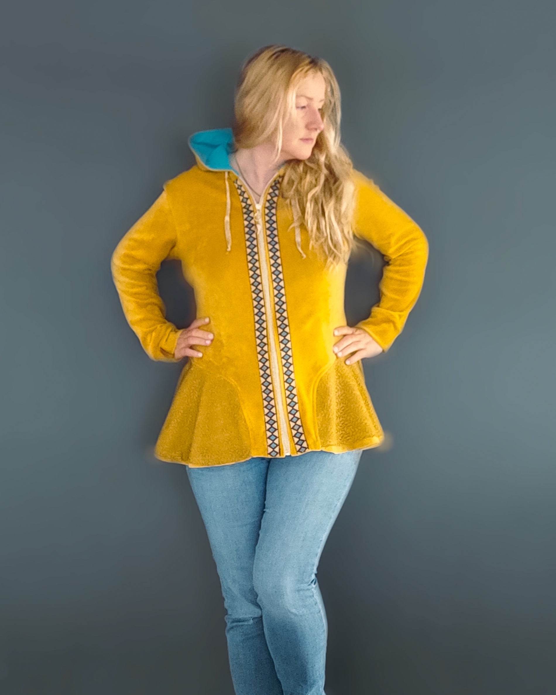 VISBY.sweatjacke | Damen | 32-48 | Schnitt : - Sewando