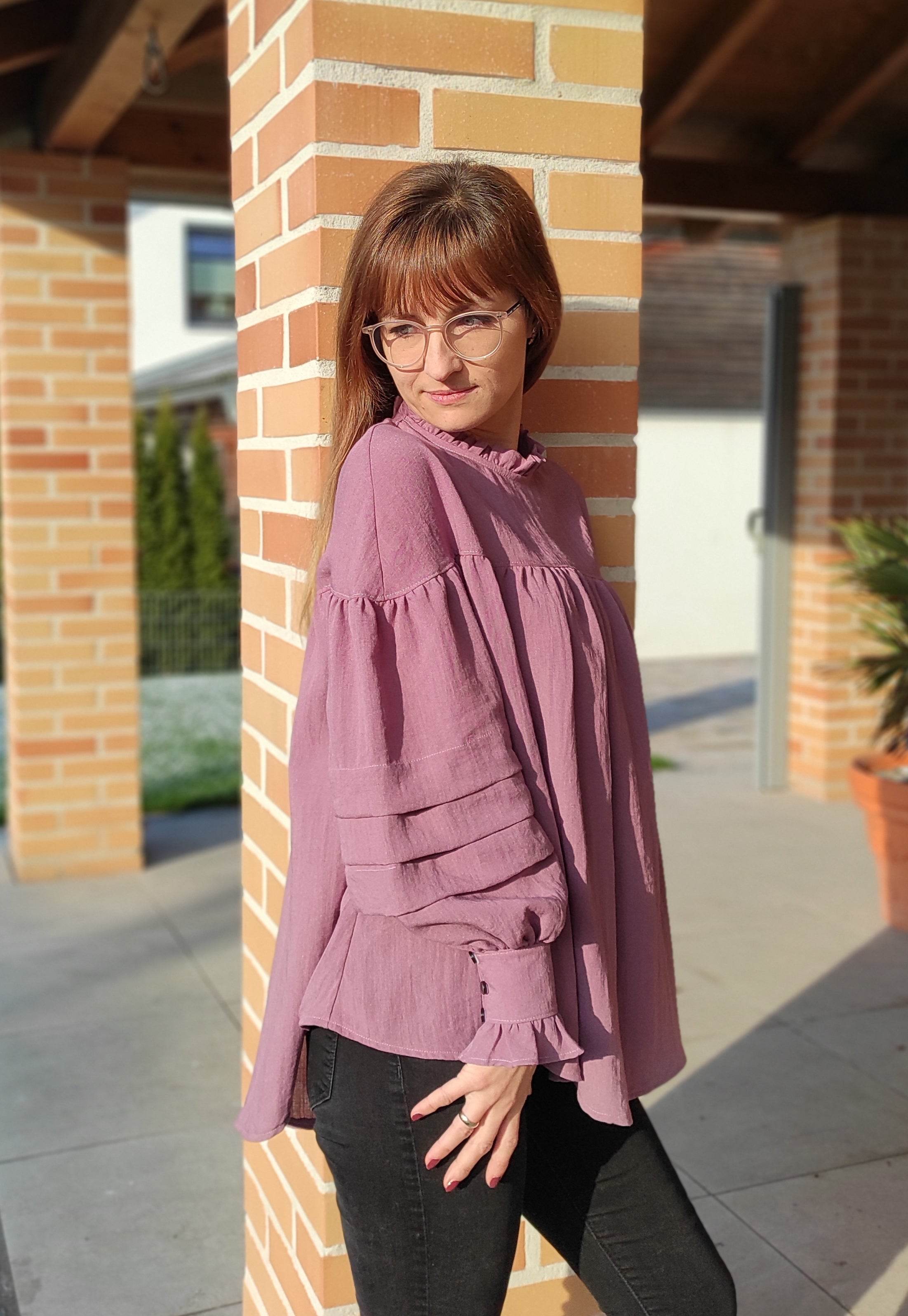 Schnittmuster Bluse Bernice Größen 34–50 - Sewando