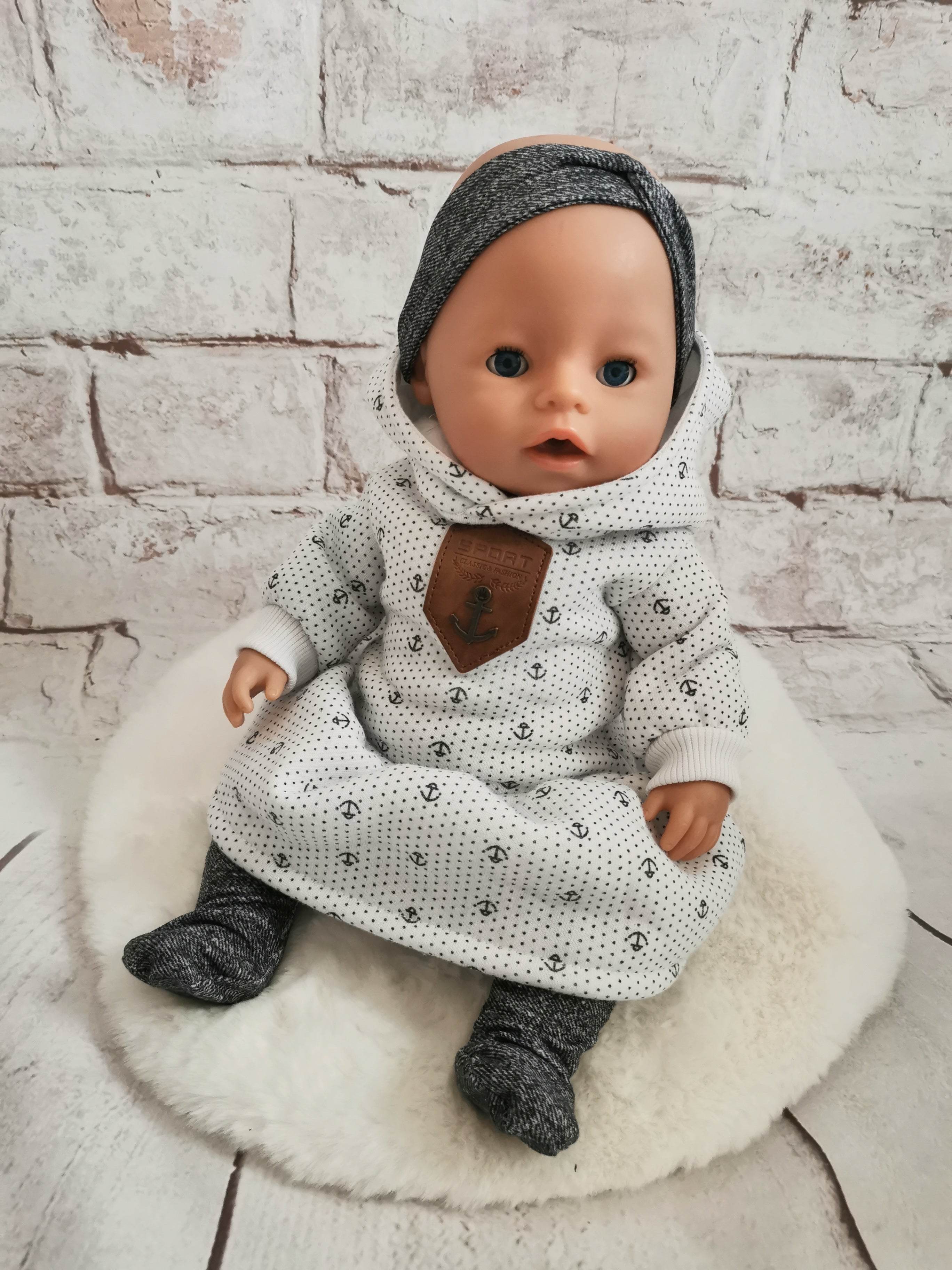 Schnittmuster Puppe Sweatkleid Tina MiniMe - Sewando