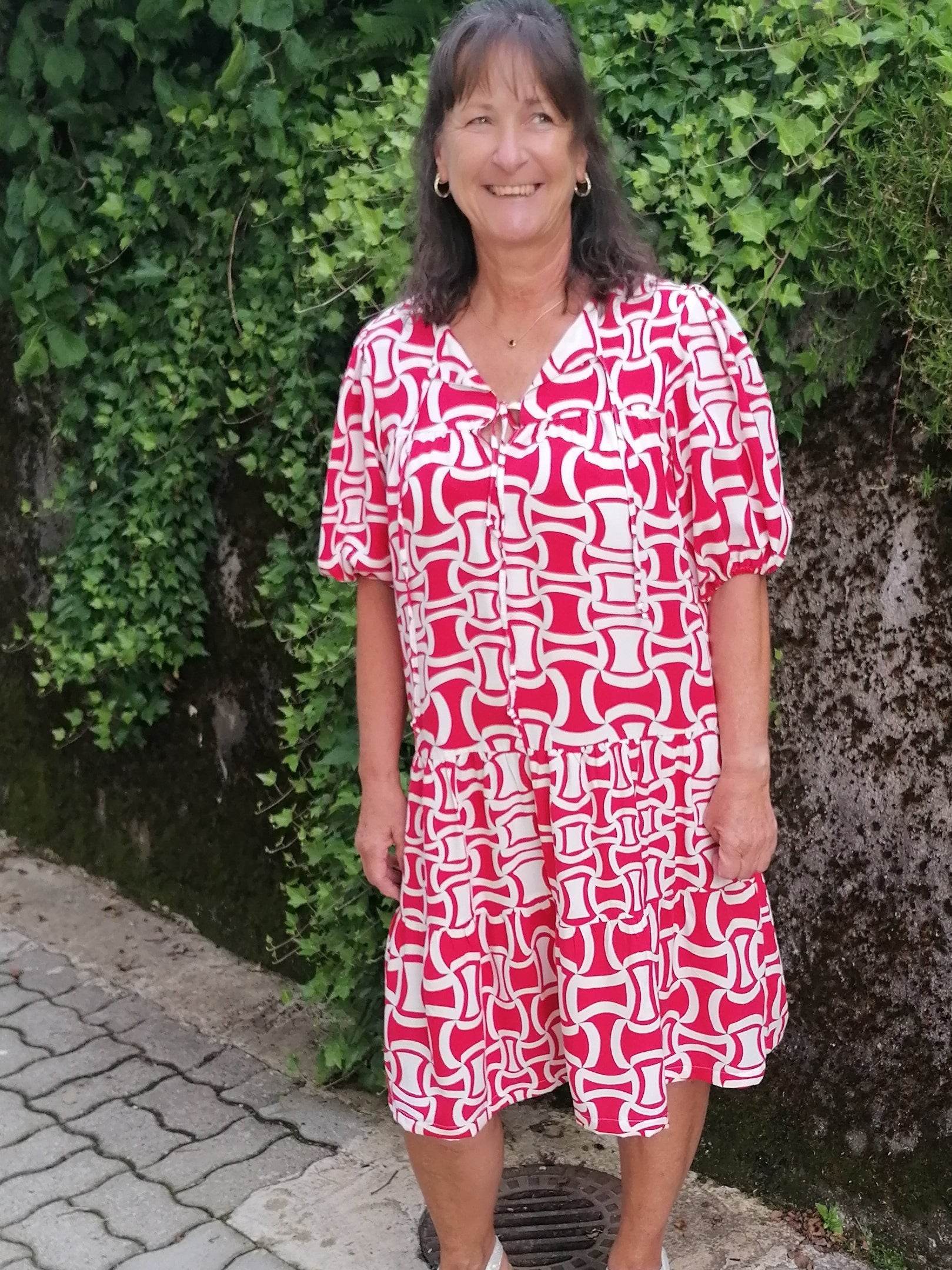 Schnittmuster Bluse POPPY - mit Puffärmeln und Variante Tunika und Kleid | Gr. 32-50 (PDF) - Sewando